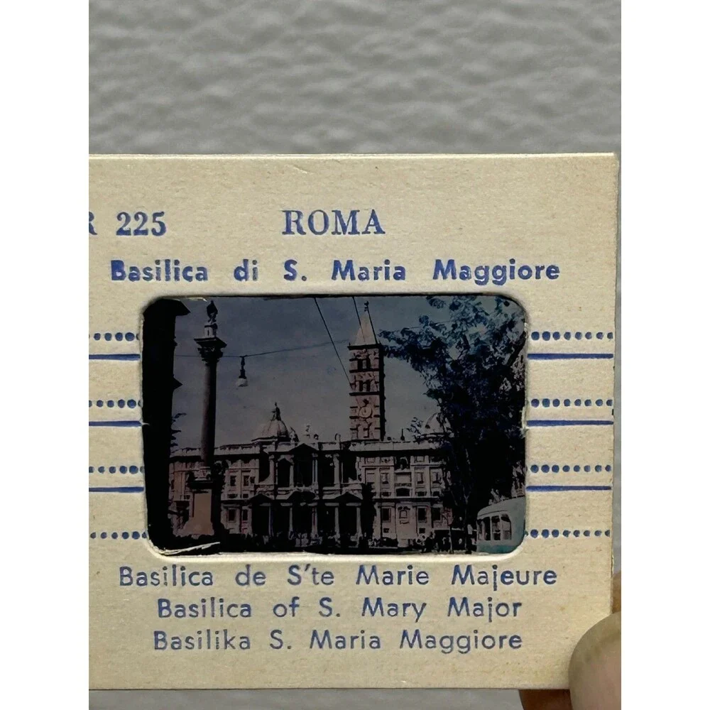 Vtg Lot Of 24 Color Slides DIA-SOUVENIR Architecture Buildings Of Rome Italy